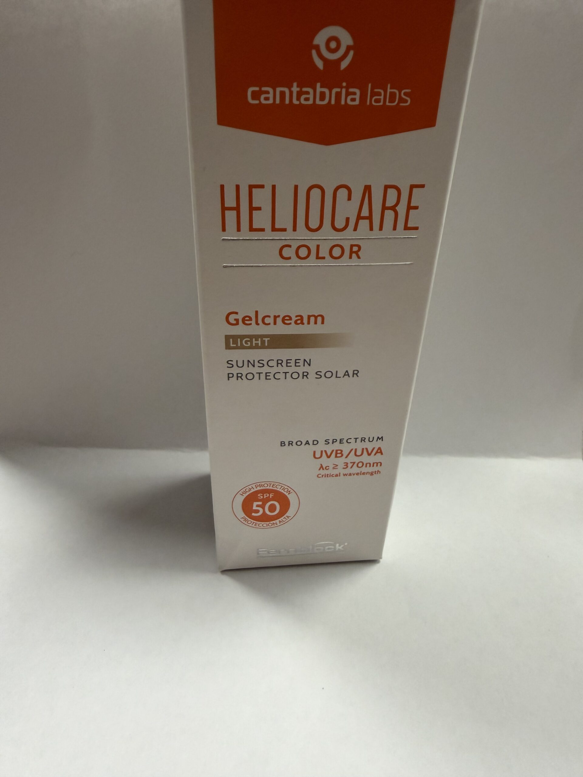 Heliocare color gel cream light spf 50