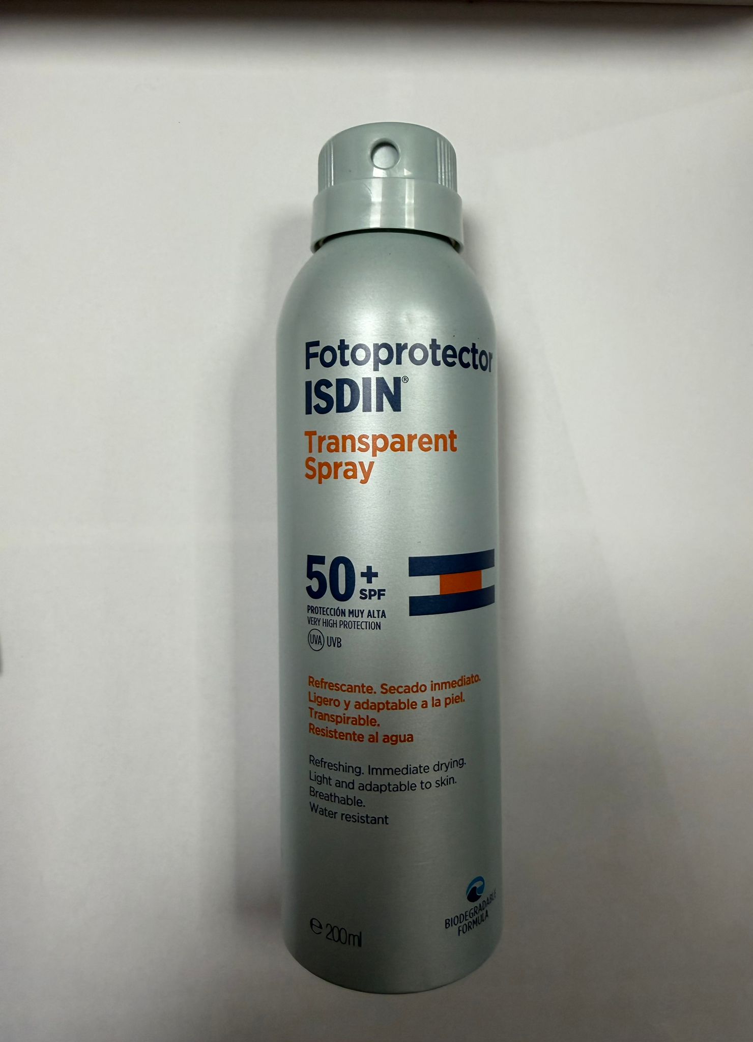 fotoprotector ISDIN transparente spray