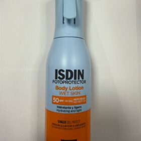 ISDIN fotoprotector body lotion wet skin