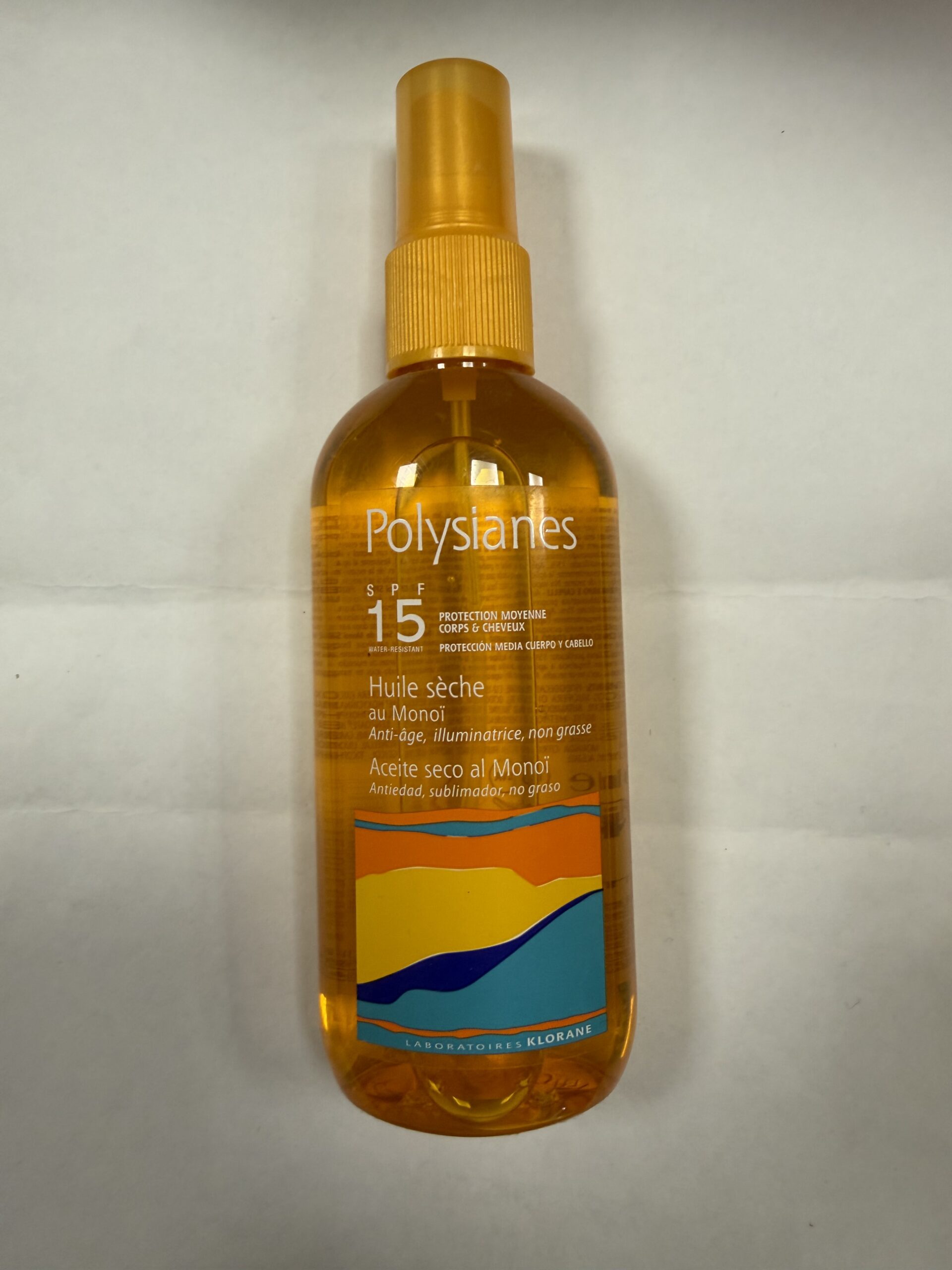 Polysianes aceite solar spf 15