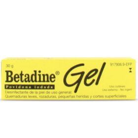 Betadine gel heridas