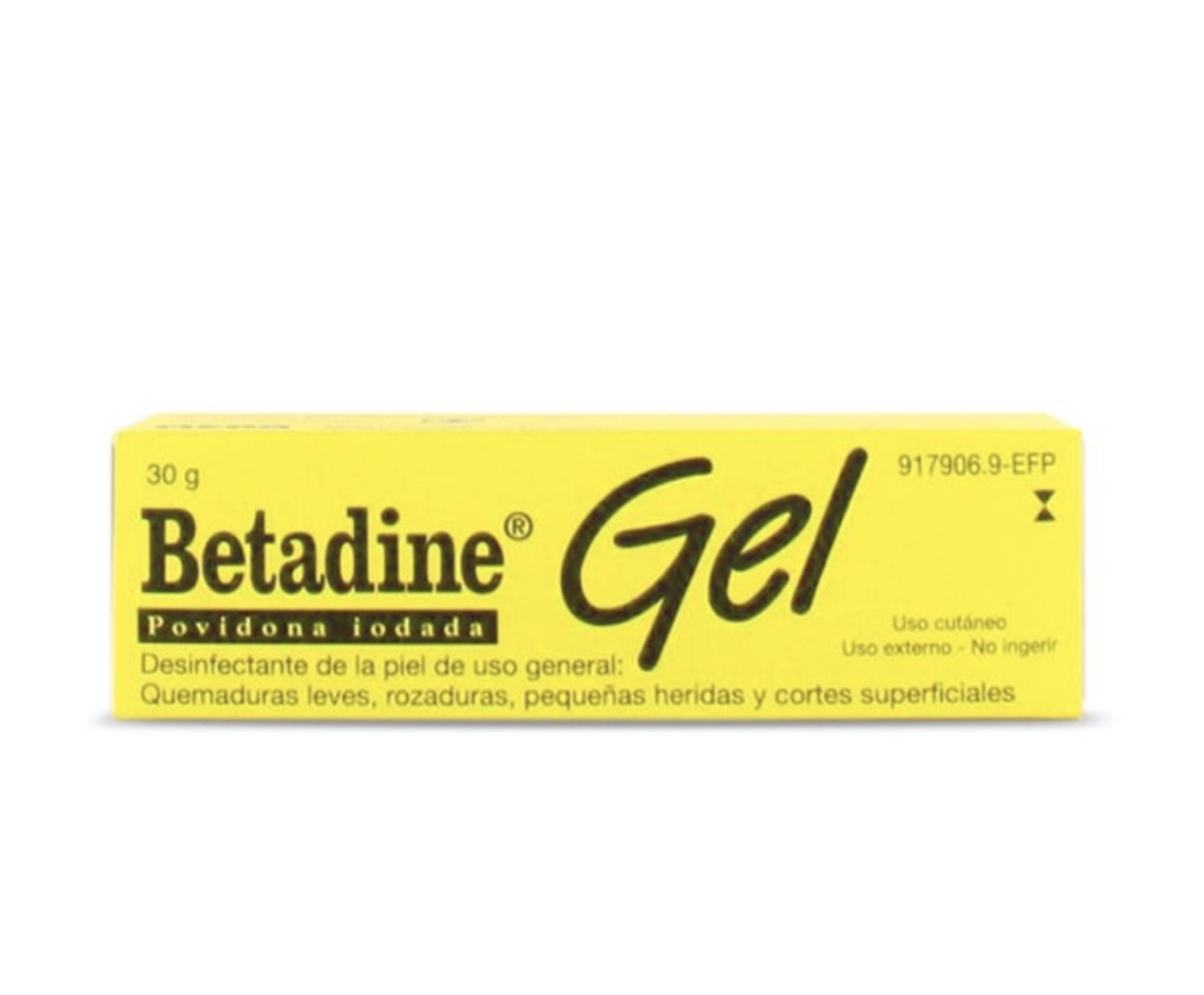 Betadine gel heridas
