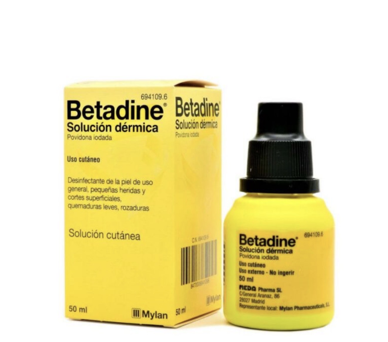 Betadine desinfectante pequeño