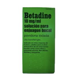 Betadine enjuague bucal