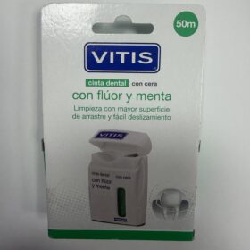 VITIS hilo dental flúor y menta