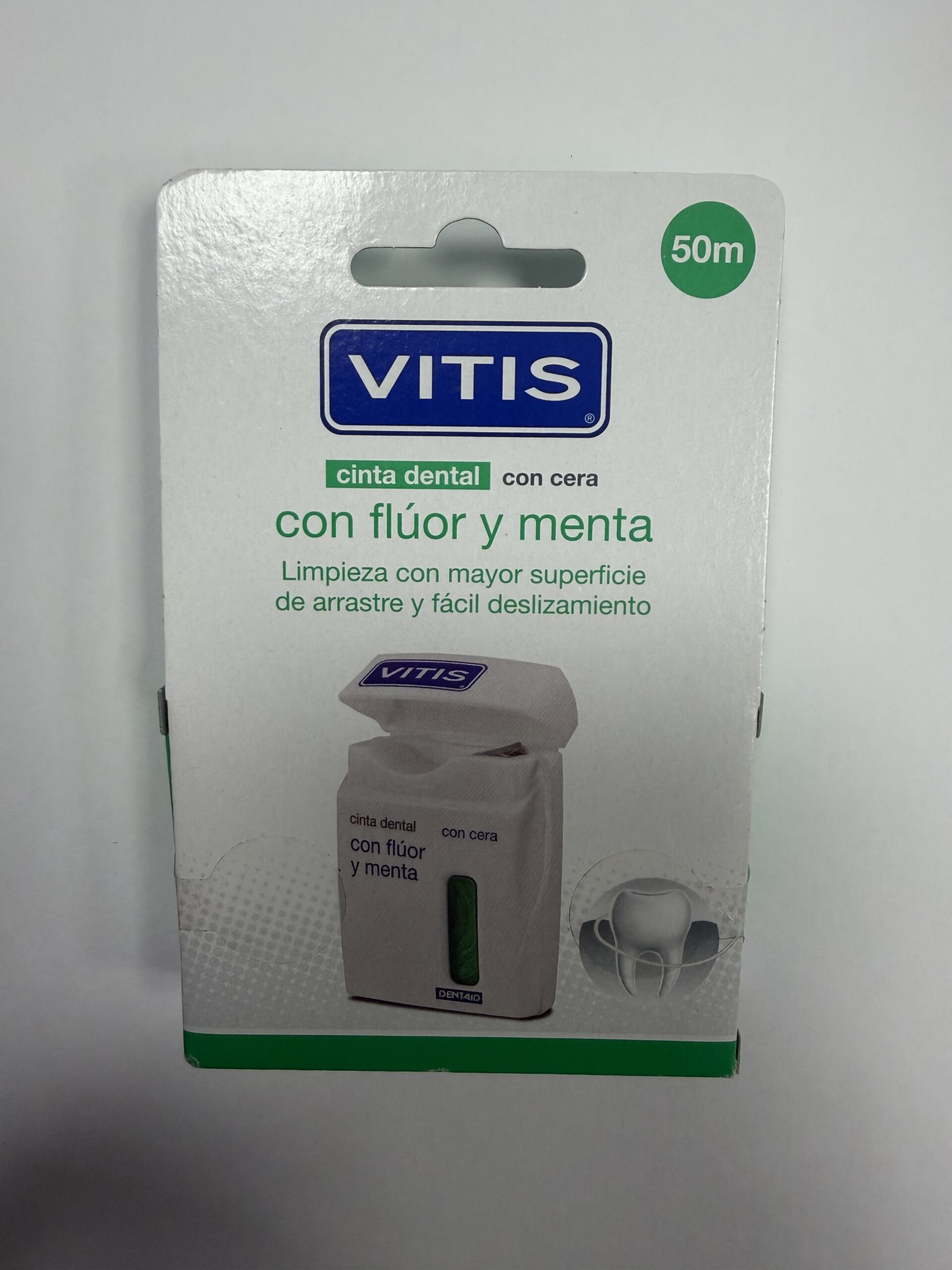 VITIS hilo dental flúor y menta
