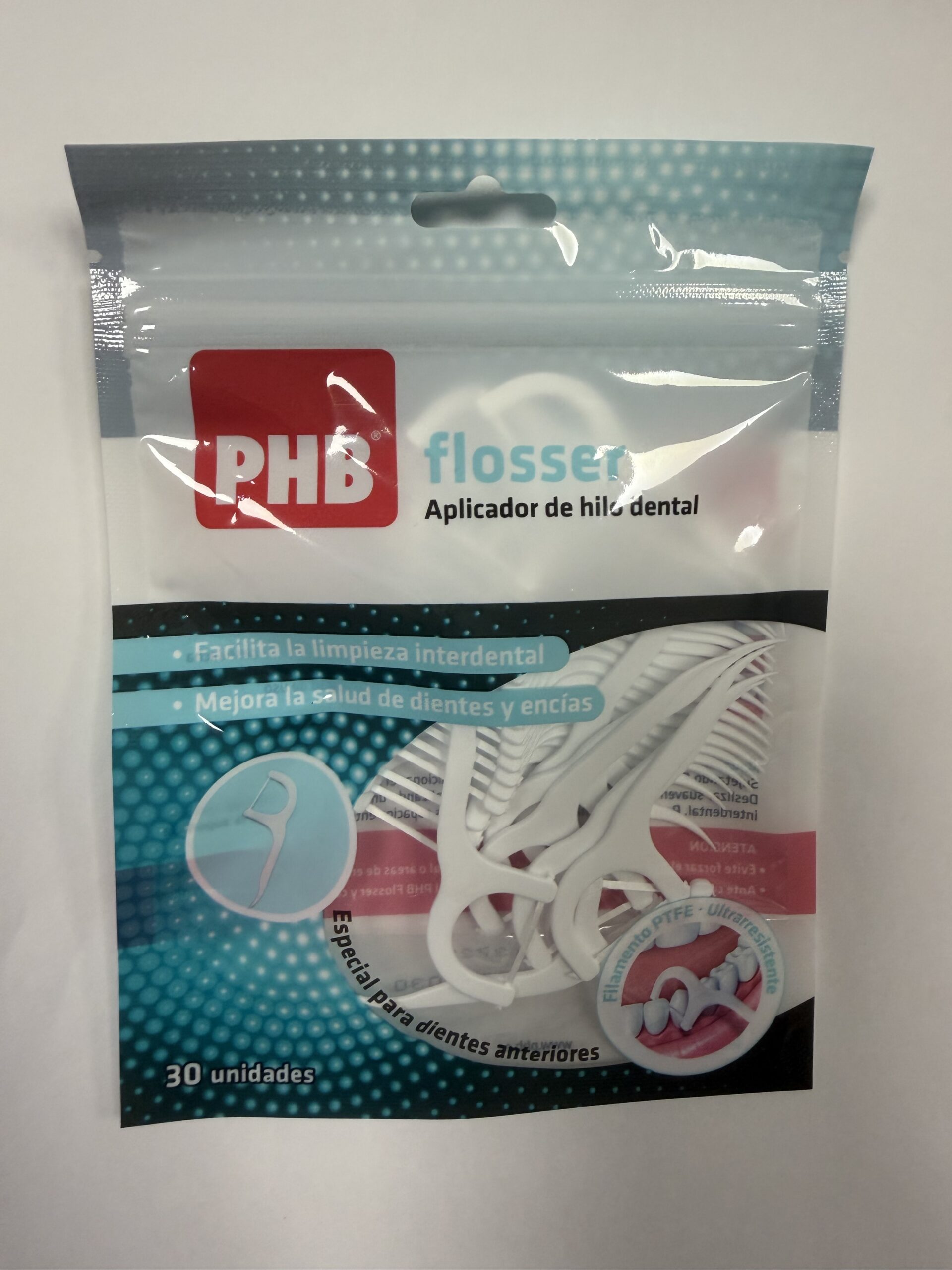 PHB flosser hilo dental