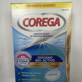 Corega tabletas limpiadoras oxígeno bio activo