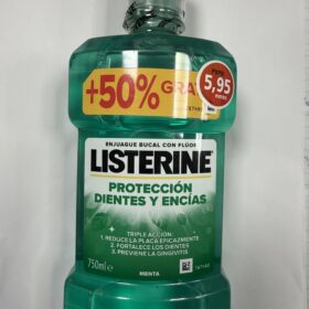 Listerine enjuague bucal protección de dientes y encías