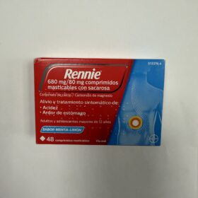 Rennie comprimidos masticables para la acidez y el ardor