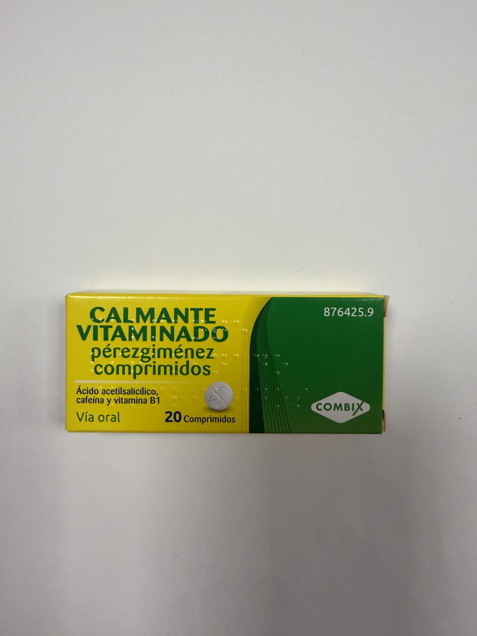Calmante vitaminado suplemento para el bienestar fisico y mental