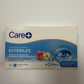 Care toallitas oftalmicas esteriles higiene de los parpados