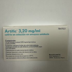 Artific colirio en solucion unidosis sequedad e irritacion ocular