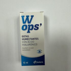 Wops gotas oculares hidratantes con acido hialuronico