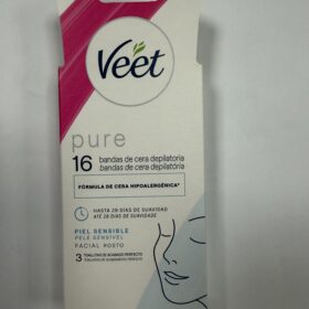 Veet bandas depilatorias faciales pieles sensibles