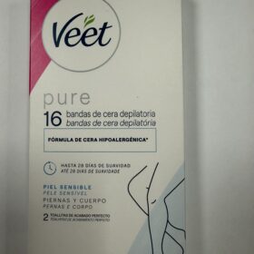 Veet bandas depilatorias corporales para piel sensible